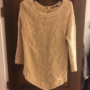 Nic and Zoe sweater button down back medium